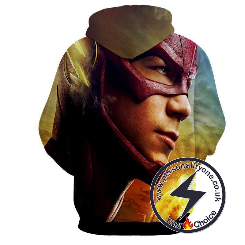 DC Flash 3D Printed - The Flash Hoodies - Star Lab